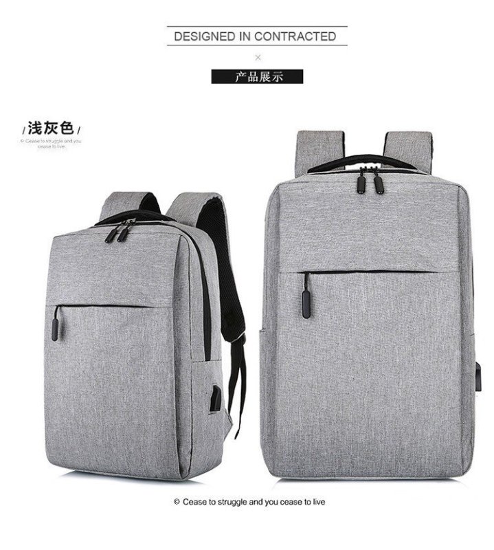 Custom logo wholesale Xiaomi same style backpack men's and women's usb business computer bag travel backpack