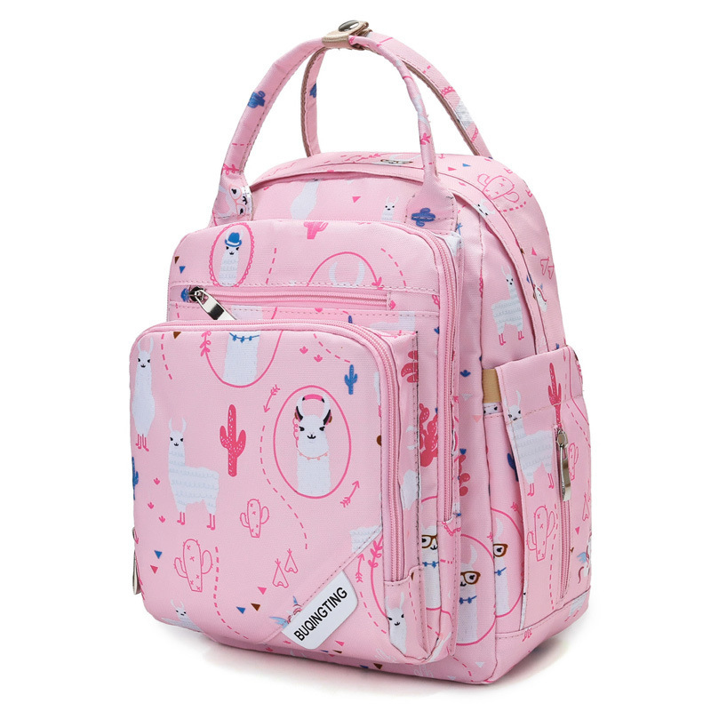 New double back baby diaper bag Fashion Women's backpack mummy bag manufacturer mother bag