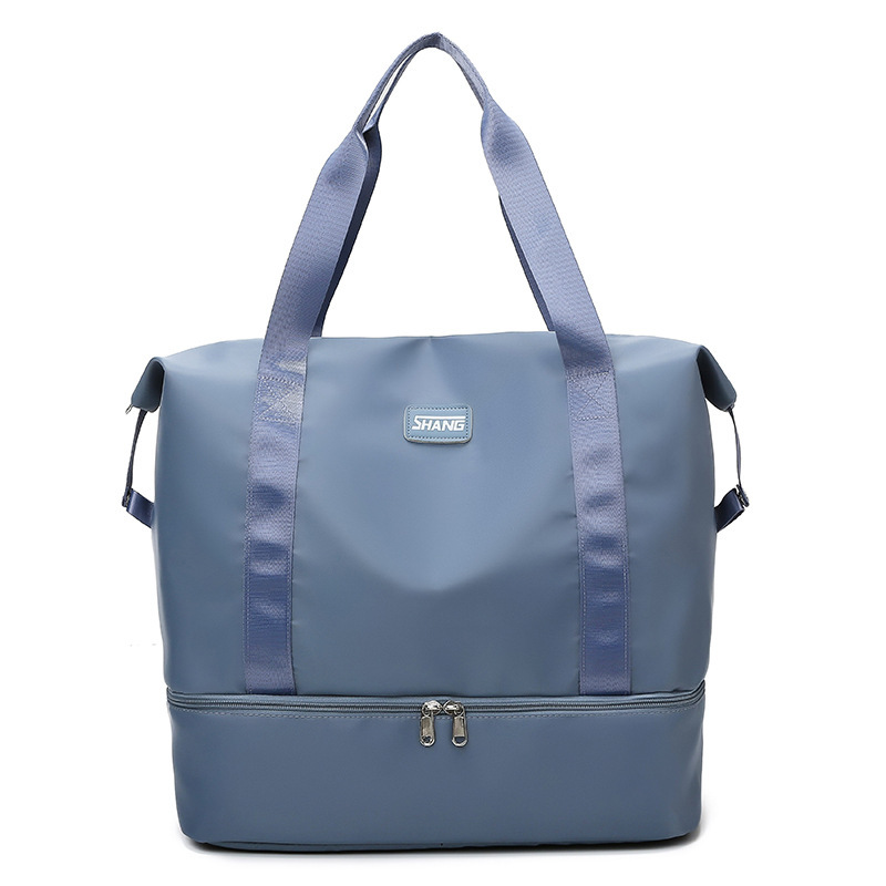 Large Capacity mom bag Korean style casual Oxford cloth shoulder handbag dry wet separation outdoor sports luggage