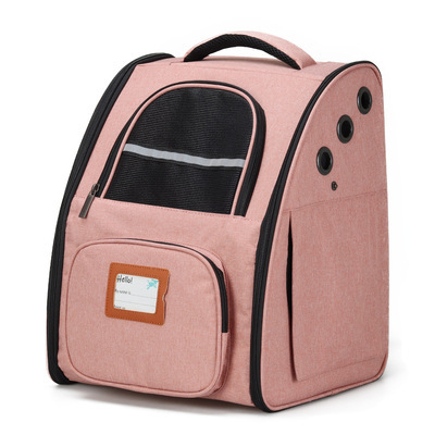 Customized cat backpack portable backpack pet diaper bag breathable foldable cat bag large capacity wholesale