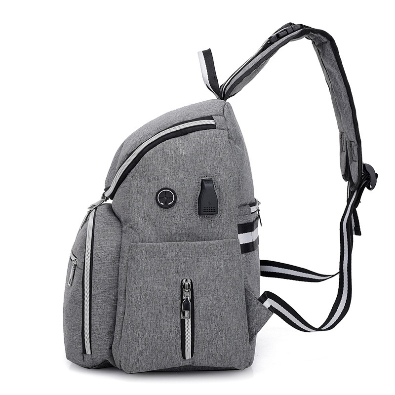 Wholesale cross-border new arrival fashion mummy backpack backpack large-capacity backpack two-piece set baby diaper bag