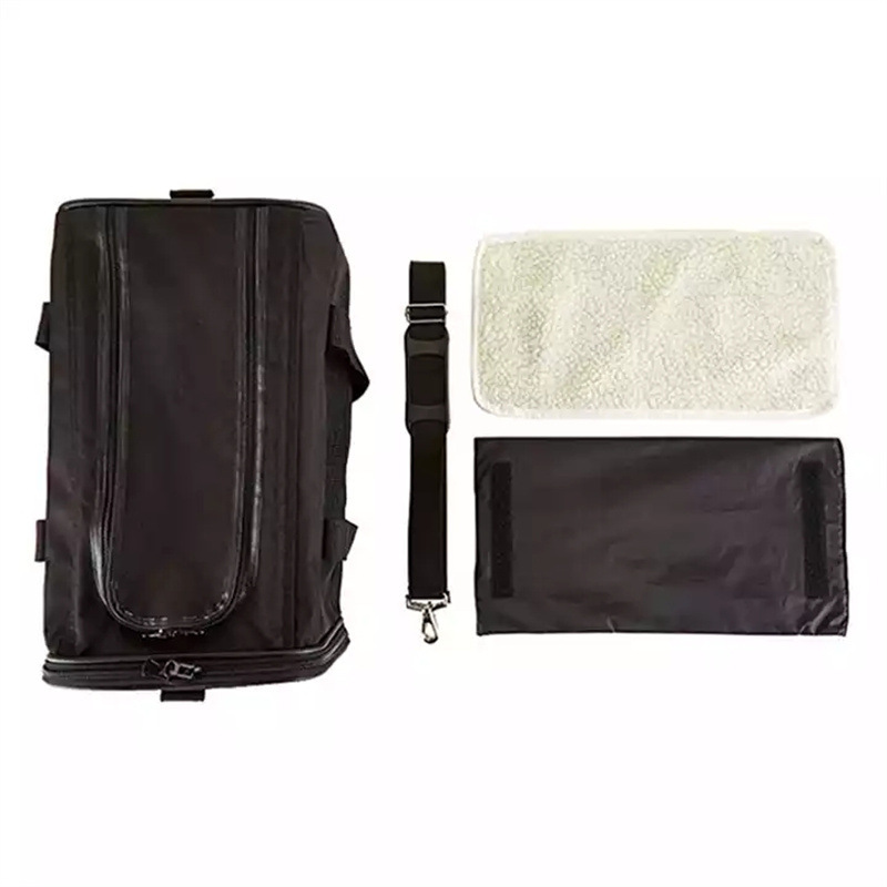 Customized pet diaper bag portable breathable dog bag foldable portable shoulder cat bag large capacity wholesale
