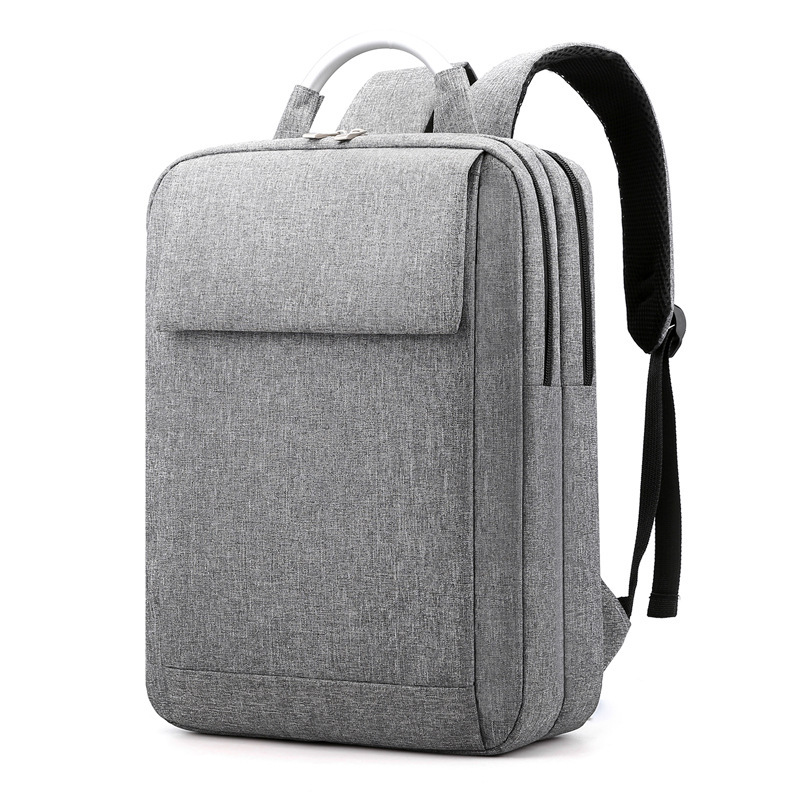Business computer backpack men's aluminum alloy handle student schoolbag travel notebook bag