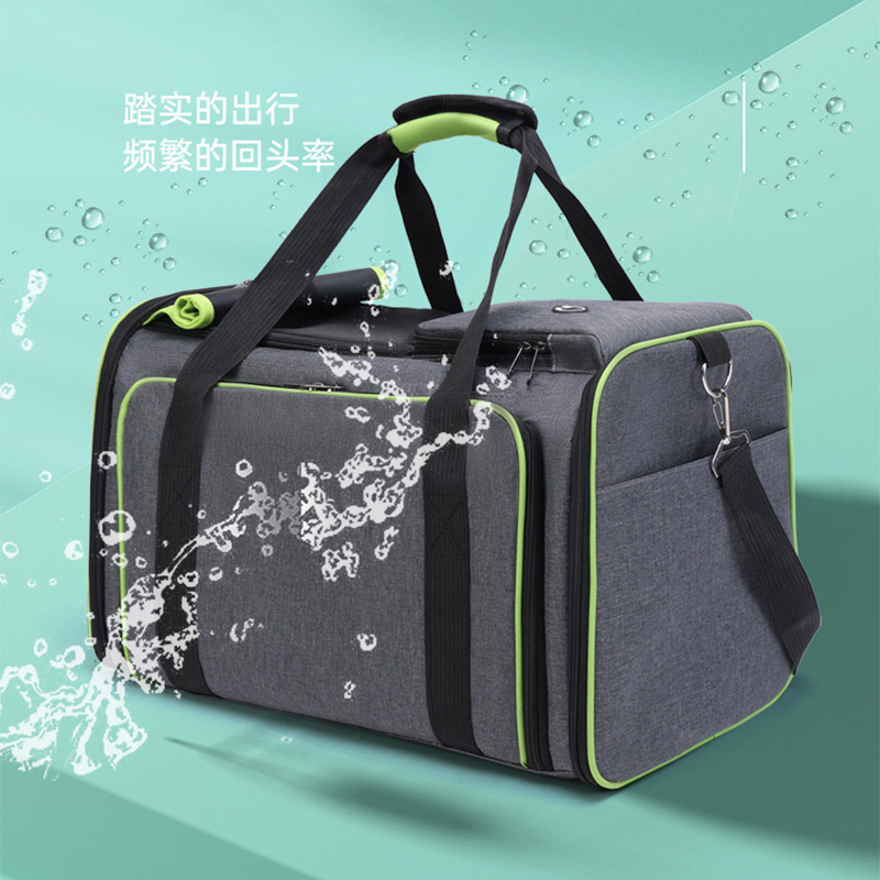 Products in stock new expansion pet bag breathable foldable cat backpack portable portable cat bag large capacity wholesale