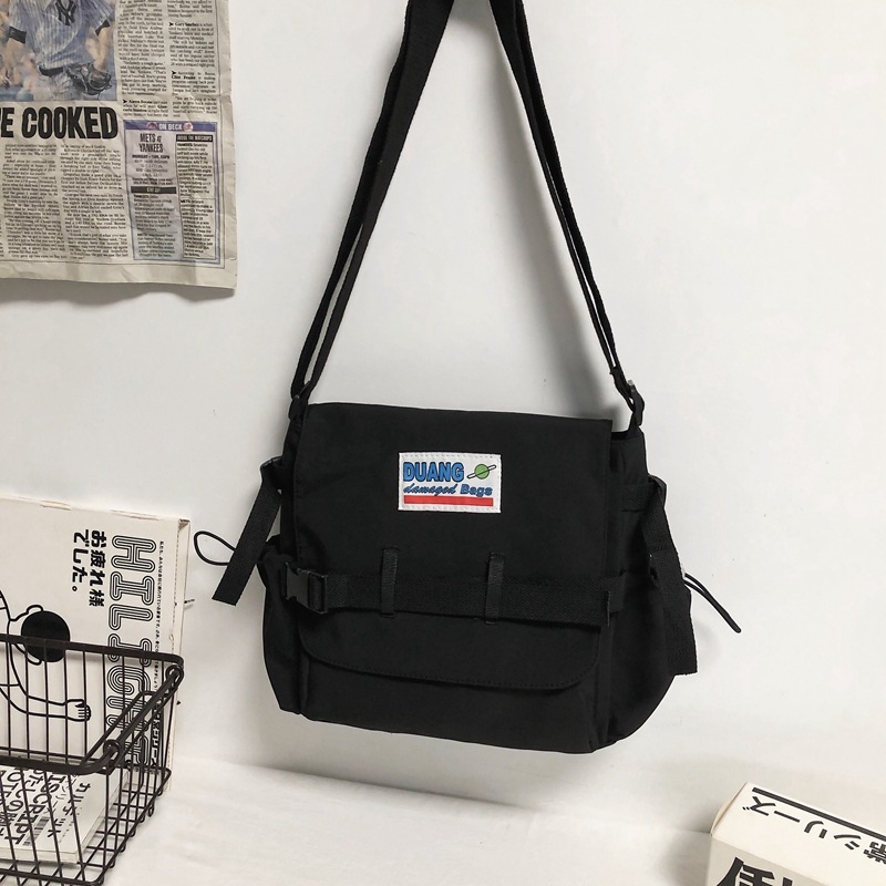 New Crossbody Bag Men's trendy casual large capacity Fashion shoulder bag women's Japanese Harajuku Messenger canvas bag