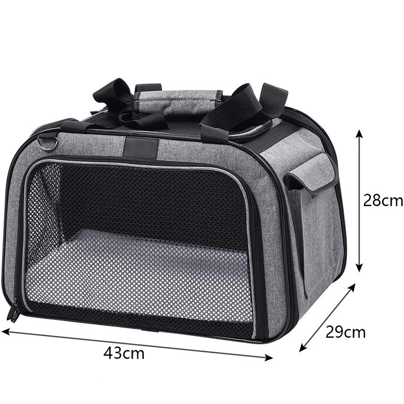 Customized pet diaper bag portable breathable foldable pet bags for travel portable cat bag large capacity wholesale