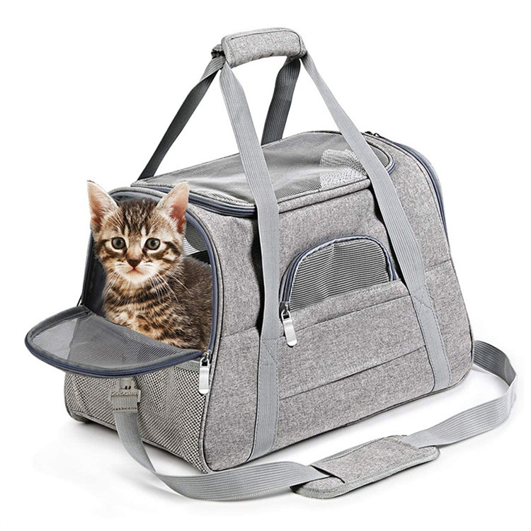 New Cat bag portable breathable pet bags for travel hand holding foldable pet bag multifunctional cat backpack pet bag