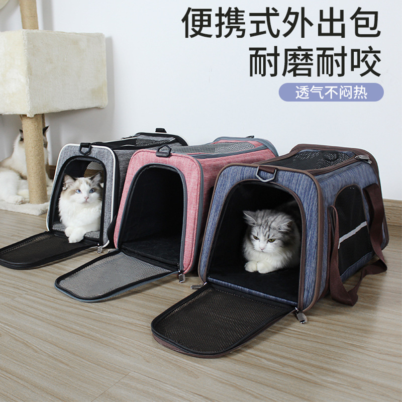 New Cat bag go out portable breathable pet bags for travel hand holding foldable pet bag multifunctional Dog BackPack