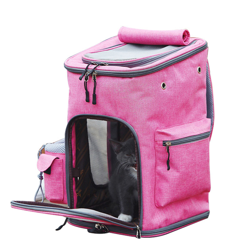 Products in stock new cat backpack breathable foldable pet diaper bag portable fashion cat bag large capacity wholesale