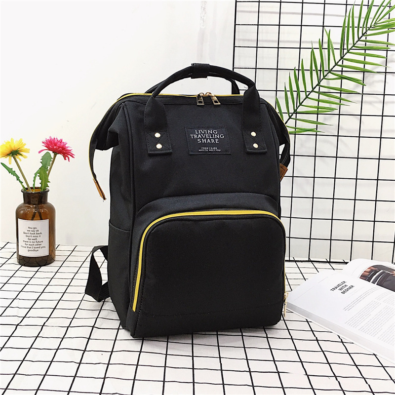 Fashion large capacity backpack baby diaper bag multi-functional backpack for going out baby pregnant women mummy bag student schoolbag
