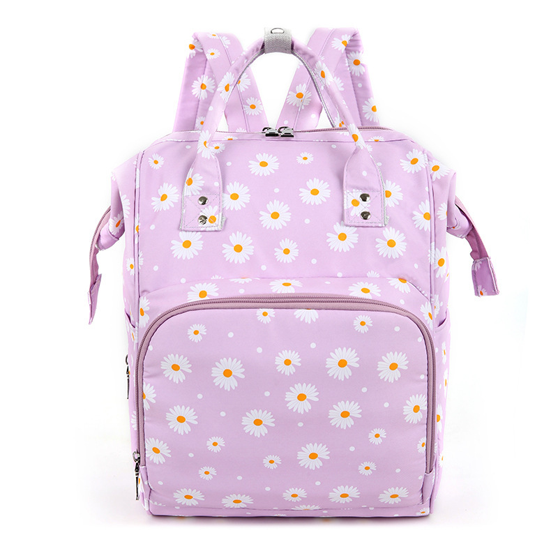 Factory Direct sales Korean style little Daisy new large capacity mummy bag mother and baby diaper bag