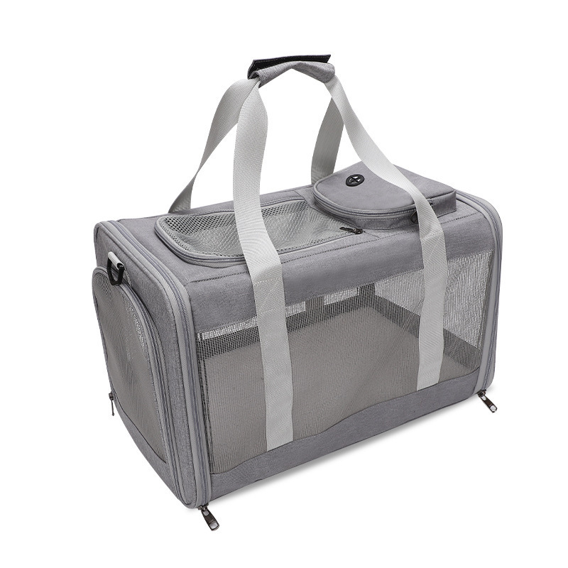 Customized pet diaper bag portable breathable dog bag foldable cat travel suitcase cat bag large capacity wholesale