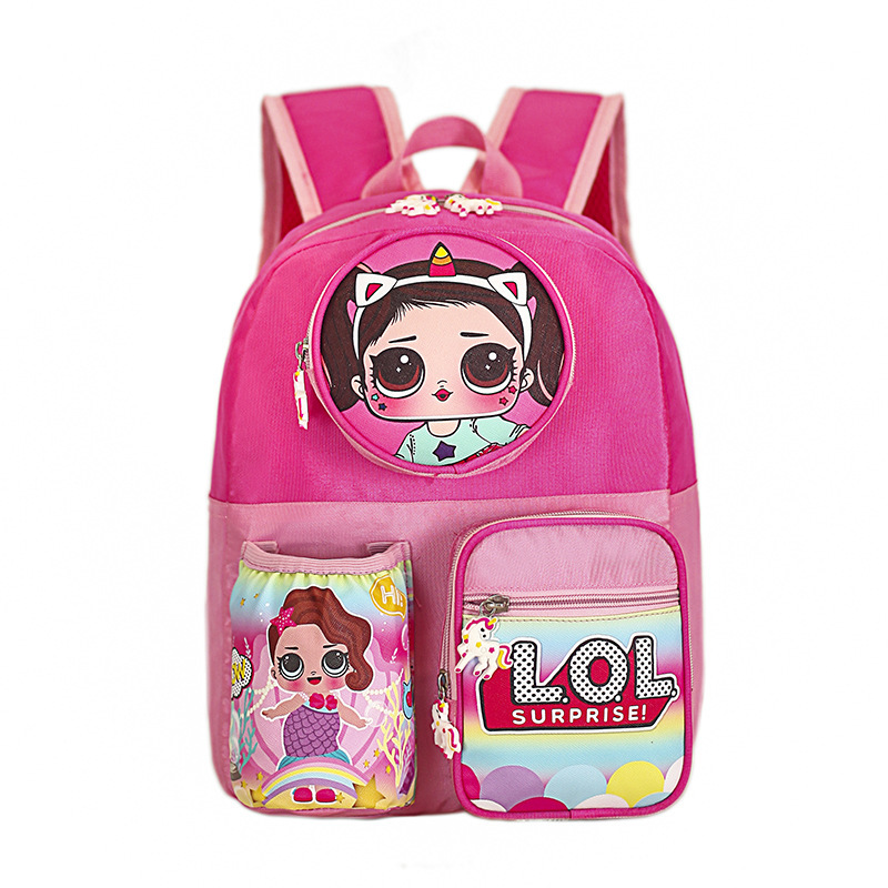 Boys and Girls schoolbag new cartoon animation boys backpack princess backpack a variety of patterns schoolbag fashion