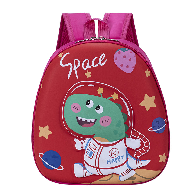 Kindergarten baby Cartoon Cartoon schoolbag new men's and women's backpack portable burden alleviation EVA eggshell shaped backpack
