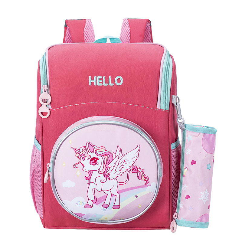 Schoolbag new children's backpack cartoon cute offload backpack kindergarten middle and large class cute funny schoolbag wholesale
