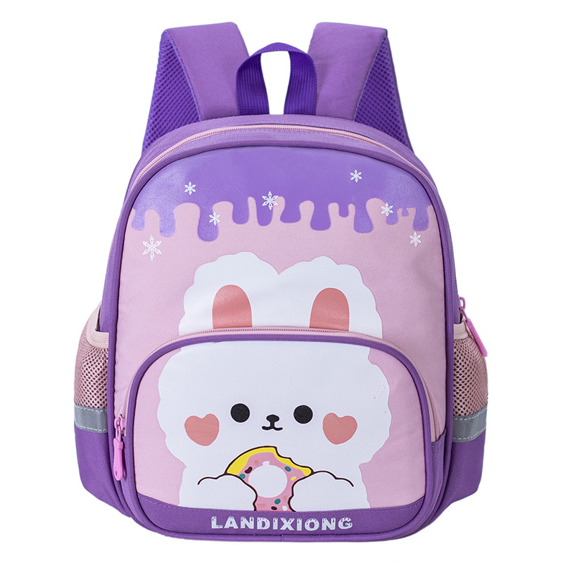 New cartoon bunny children's schoolbag toddler and baby schoolbag wholesale printable kindergarten children's backpack