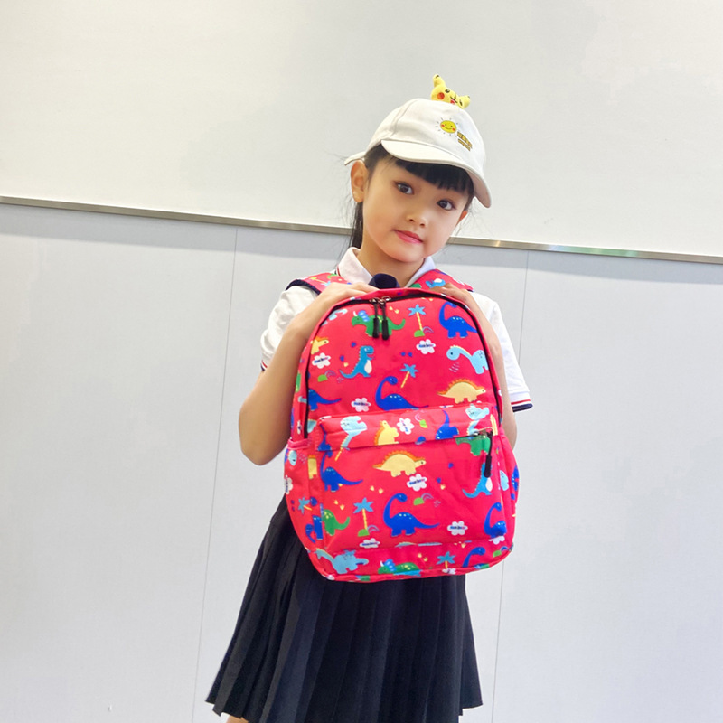 Kindergarten backpack girl cute 3-6 years old cartoon canvas children princess backpack lightweight 2 years old travel bag wholesale