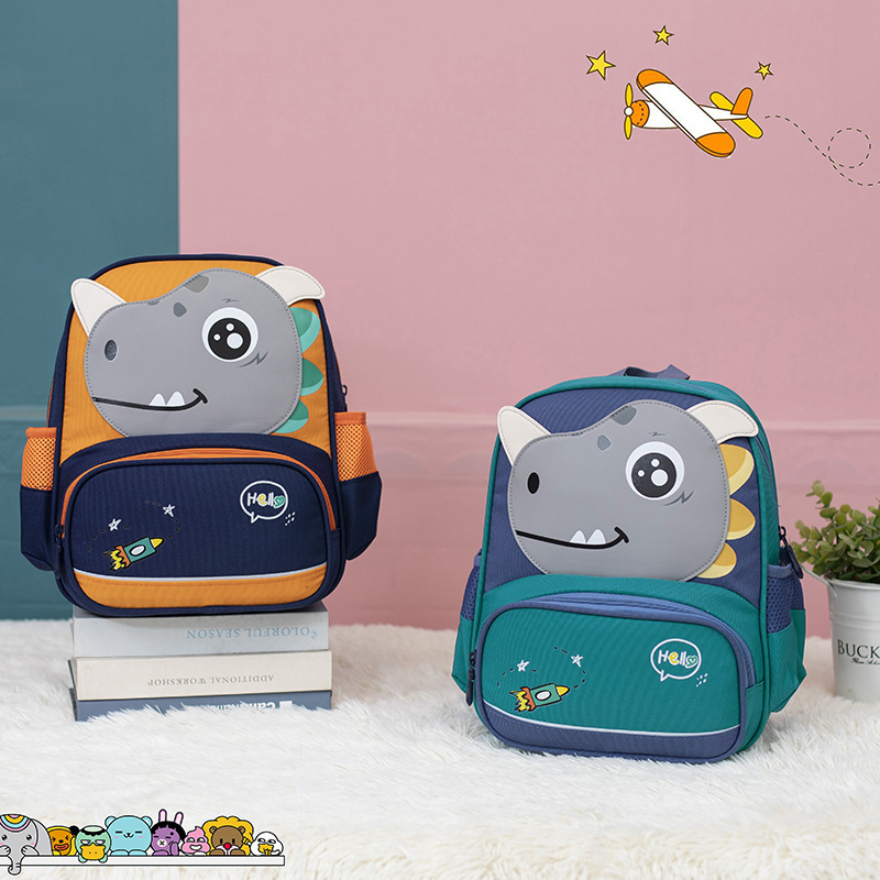 New cartoon funny children's schoolbag kindergarten preschool lightweight breathable boy girls' backpack