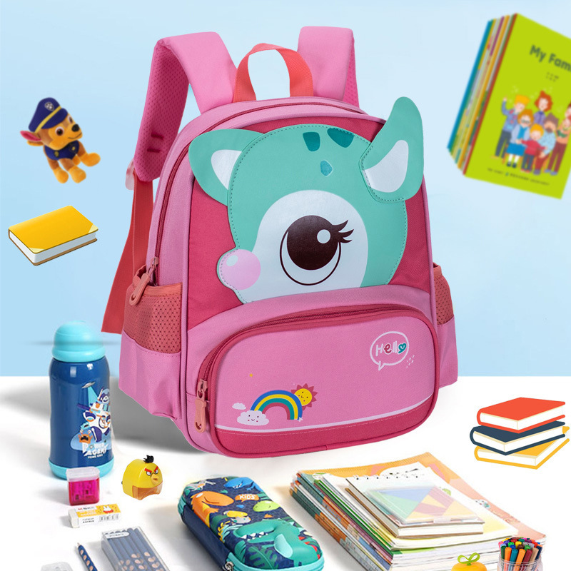 New Cartoon children's schoolbag Oxford cloth kindergarten preschool light boy girls' backpack