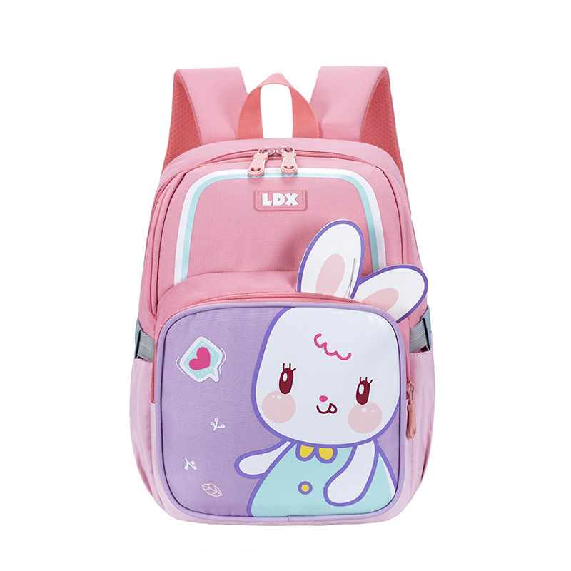 New cartoon animal kindergarten backpack cute fashionable burden-reducing spine protection children's backpack boys and girls backpack