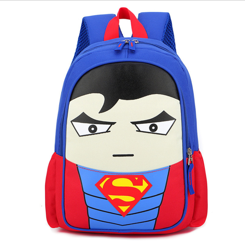 Children's schoolbag new cartoon kindergarten backpack cute baby's school bag men's spider backpack wholesale