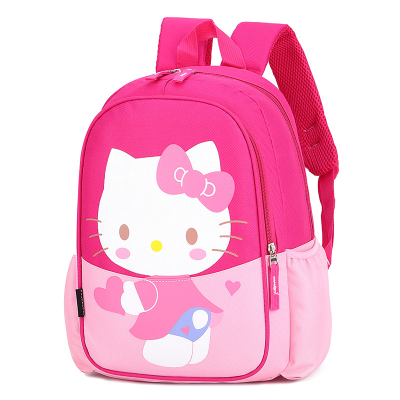 Children's schoolbag new cartoon kindergarten backpack Grade 1-3 student schoolbag large capacity cute cat