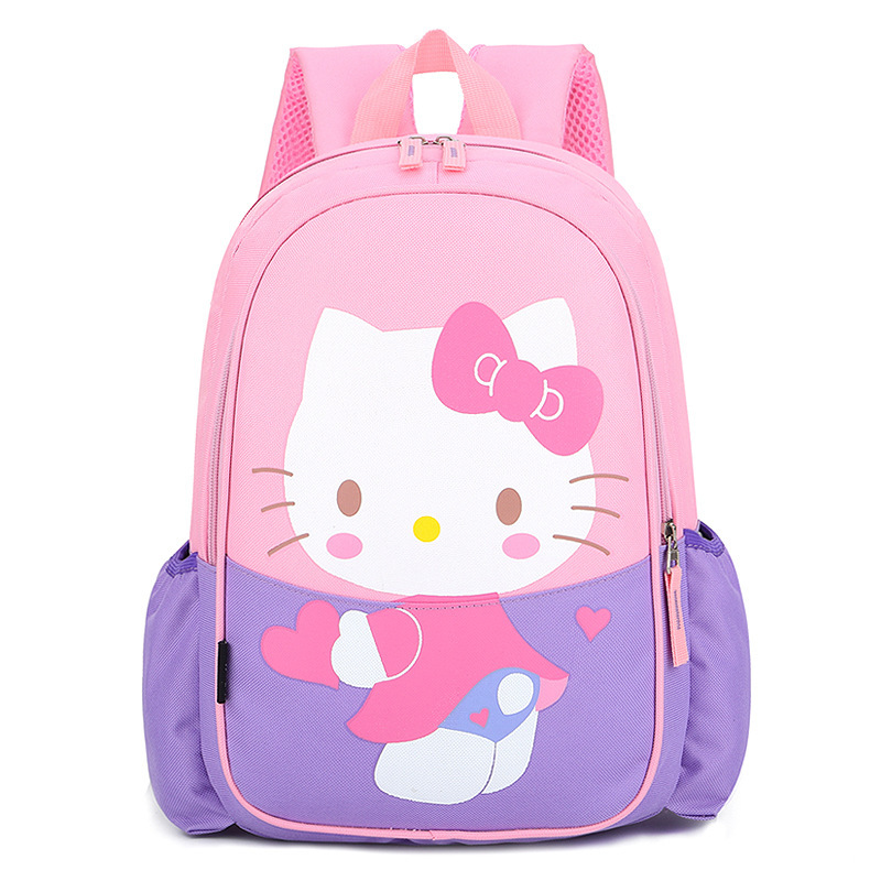 Children's schoolbag new cartoon kindergarten backpack Grade 1-3 student schoolbag large capacity cute cat