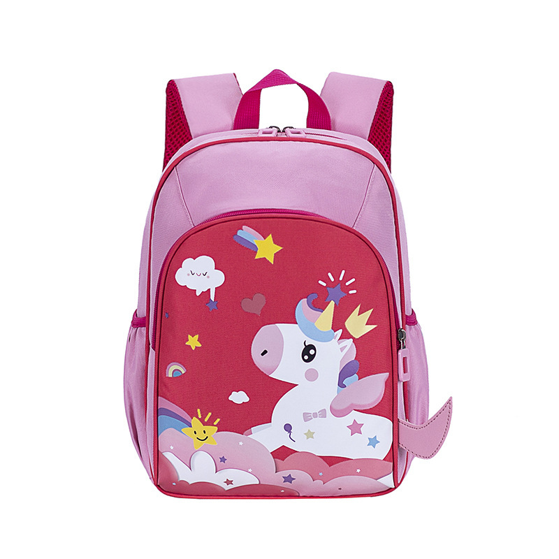 Cartoon boys children's schoolbag burden alleviation backpack girls Grade 1-3 schoolbag wholesale dinosaur bunny backpack