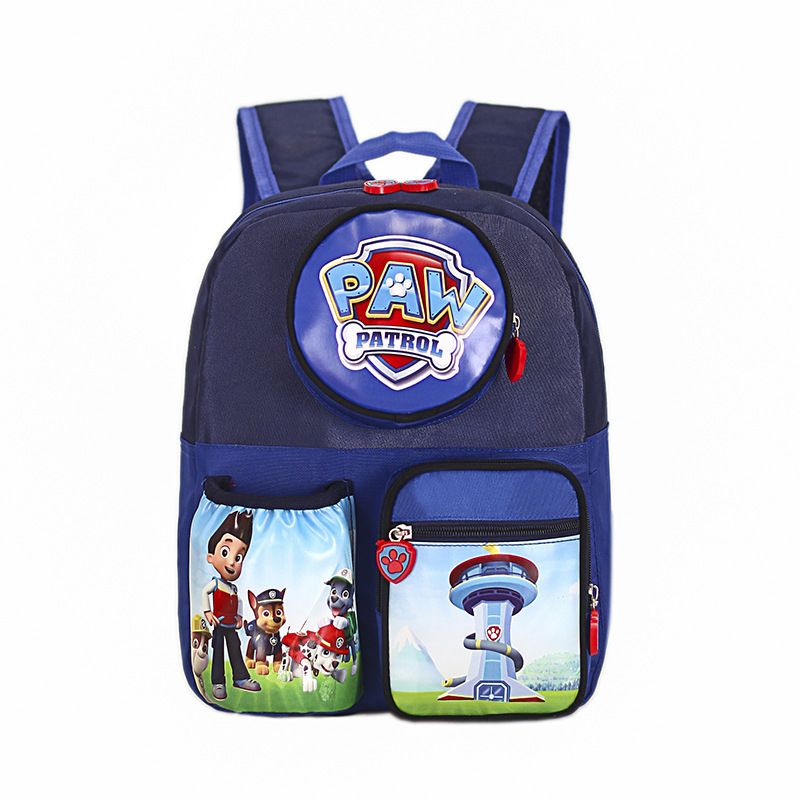 Boys and Girls schoolbag new cartoon animation boys backpack princess backpack a variety of patterns schoolbag fashion