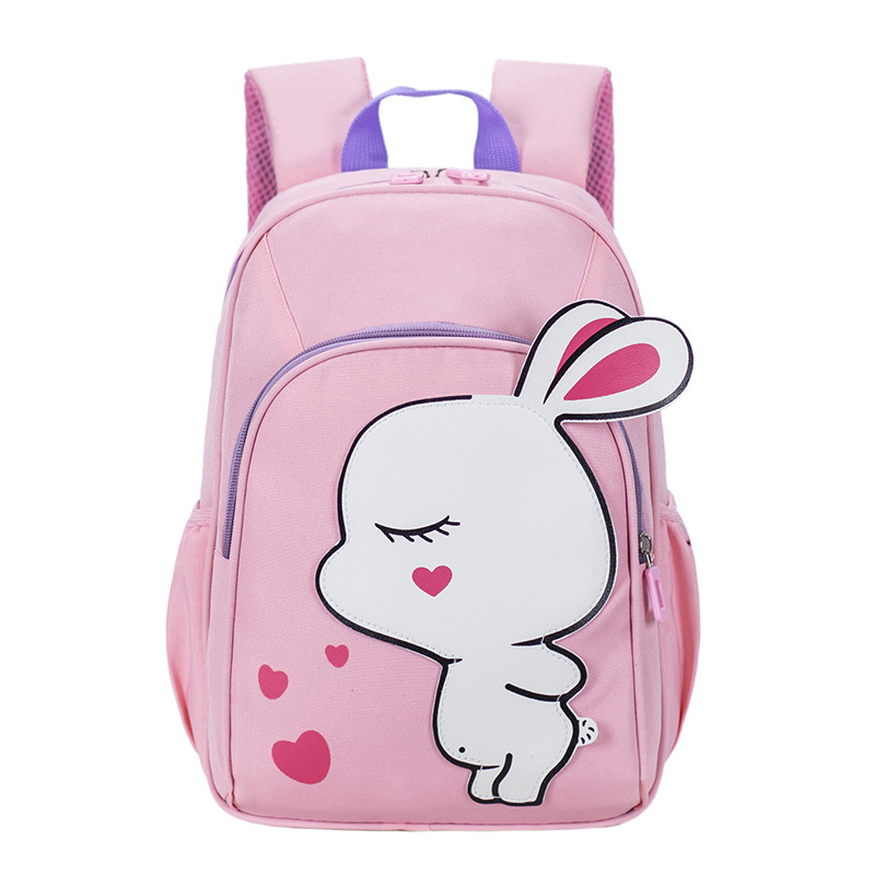Children's backpack new cartoon cute bunny children's backpack Grade 1-3 Primary School student schoolbag