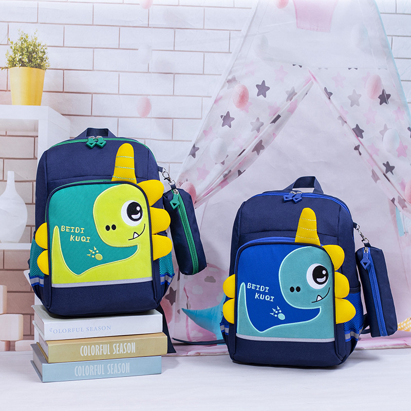 Children's schoolbag new primary school student dinosaur backpack girl cartoon 6-10 years old 1-3 Grade schoolbag