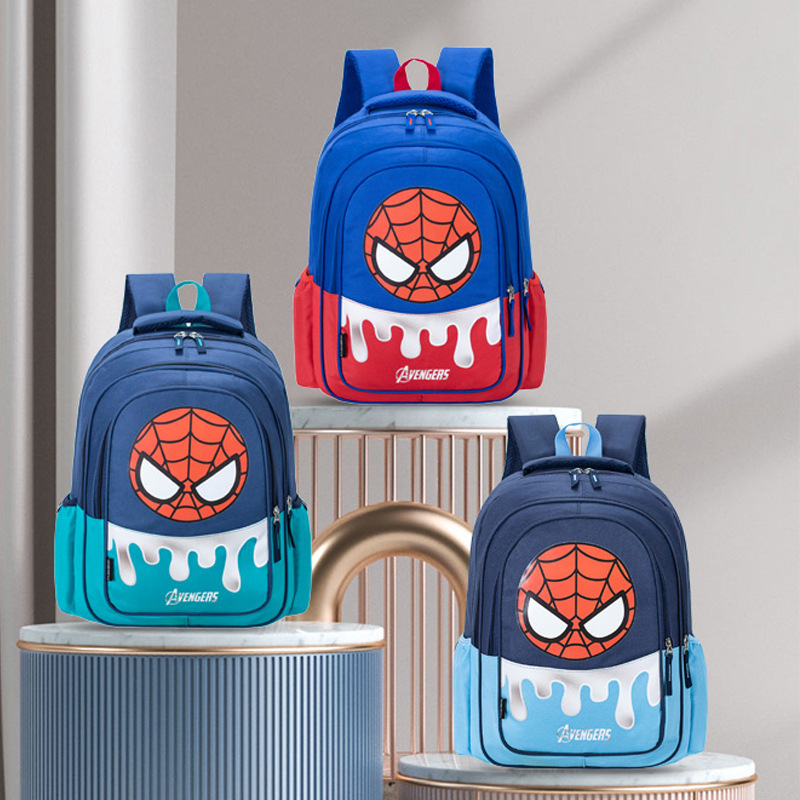 Children's schoolbag cartoon cute offload backpack kindergarten backpack personalized printing Spider backpack wholesale
