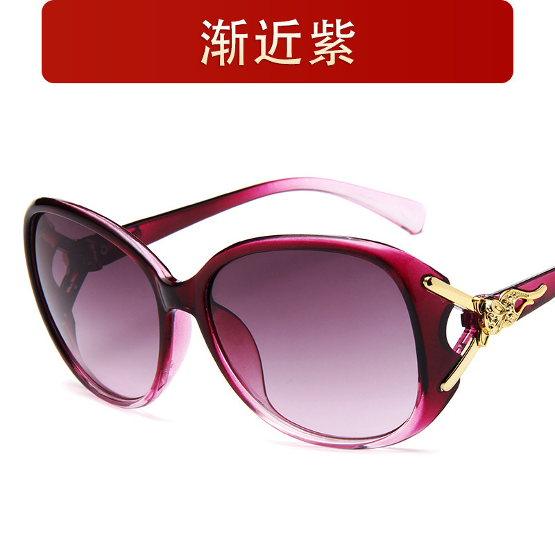 New fashion fox head sunglasses women's large frame sunglasses sunglasses 15849