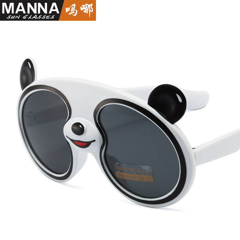 Panda Tiger kids sunglasses baby cute trendy bear sunglasses fashion cartoon polarized boys and girls glasses