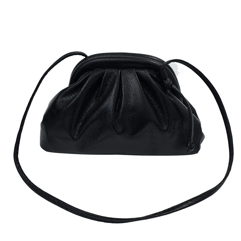 High-grade cloud bag women's new fashion all-match shoulder bag textured clip bag shoulder crossbody small bag