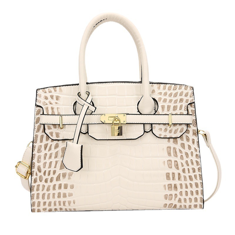 Women's bag New crocodile pattern handbag European and American fashion bags foreign trade shoulder bag