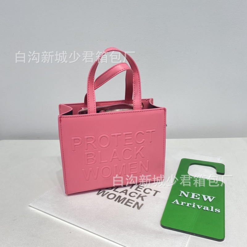 Protection black women's bag Spring/Summer New bags women's Europe and America tote letter pressure cover hat package set