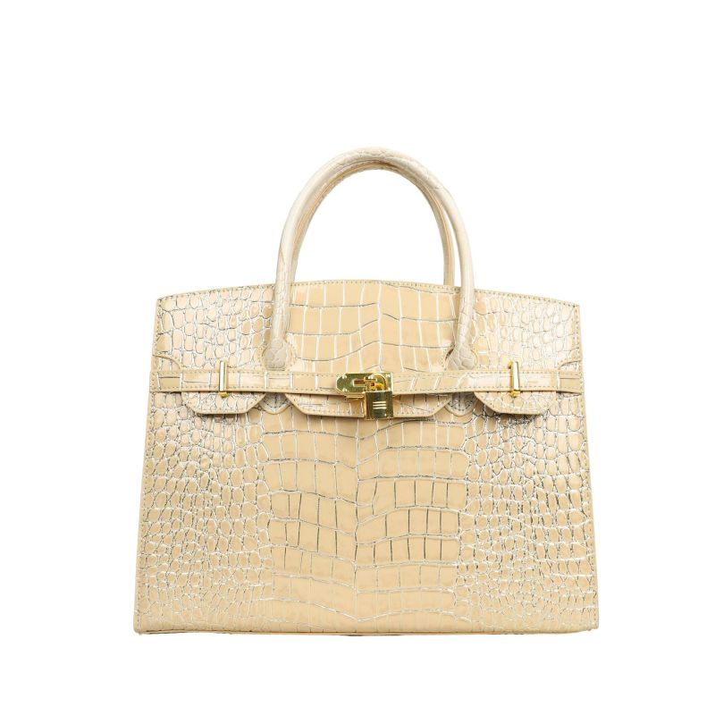 Foreign trade cross-border Women's bag popular this year fashion European and American style alligator print handbag tote large capacity hand bag