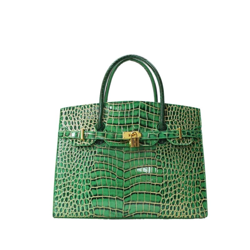 Foreign trade cross-border Women's bag popular this year fashion European and American style alligator print handbag tote large capacity hand bag