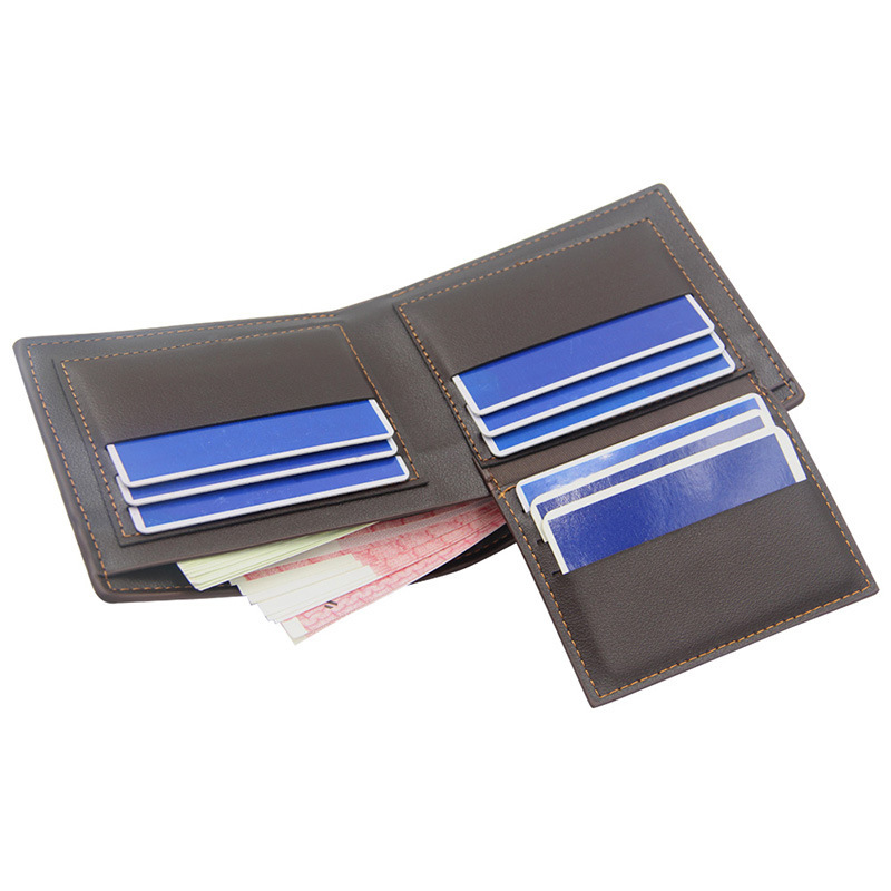 MenBense new men's wallet short crocodile pattern fashion business multiple card slots Pu wallet factory direct supply