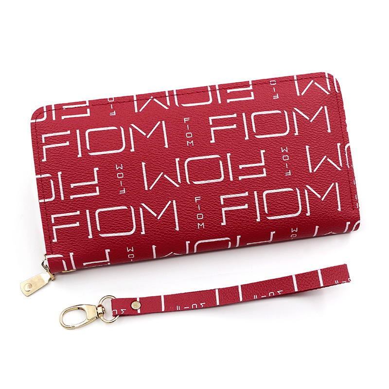 Fashion Women's long wallet clutch Korean style letter graffiti coin purse mobile phone bag multi card slots wallet