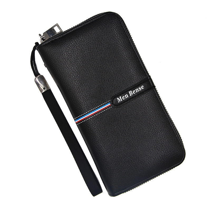 New Men's wallet long large capacity mobile phone bag wallet fashion business zip small clutch factory direct supply