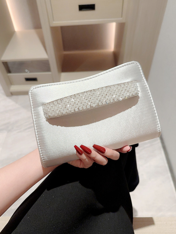 New shiny dinner bag socialite elegant clutch clutch with evening dress bag fashion small square bag