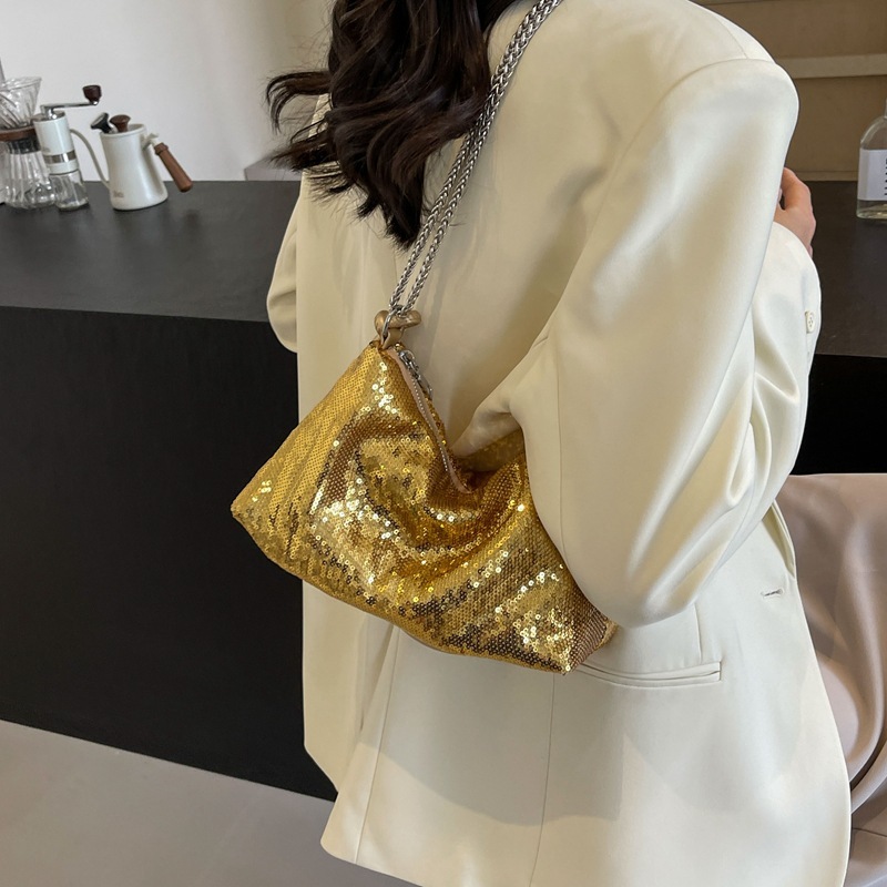 This year's popular classic style sequins handbags cross-border new arrival Korean fashion chain shoulder messenger bag