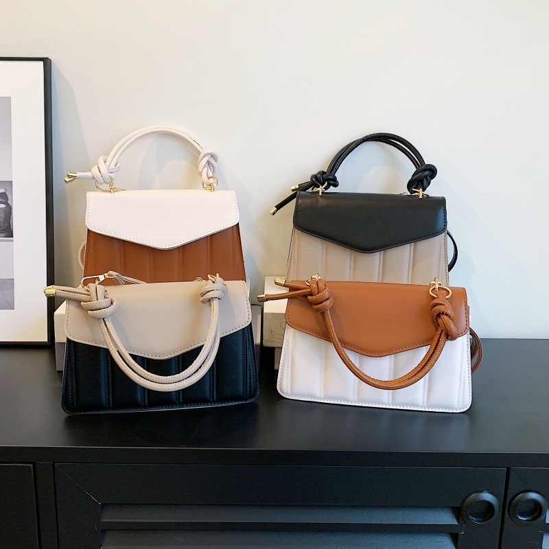 Color matching fashion handbags new casual simple crossbody bag shoulder small square bag casual handbag