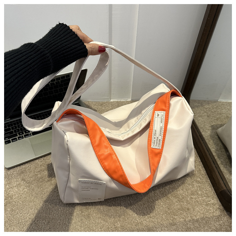 Large Capacity stylish good texture casual new fashion commuter portable crossbody one-shoulder tote women's bag