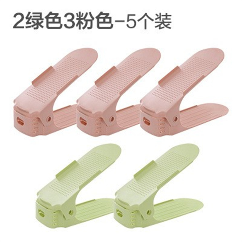 Adjustable storage shoe rack double layer shoe support bedroom space saving home dormitory artifact storage slippers shoes cabinet shoes