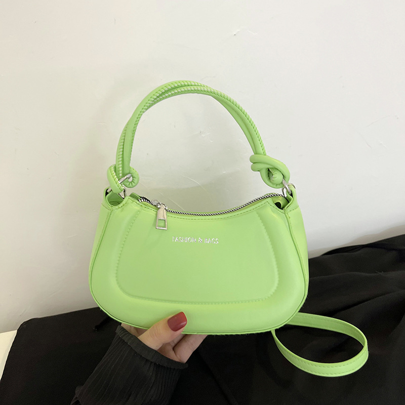 Summer solid color casual simple handbags women's new summer trendy fashion shoulder crossbody women's bag