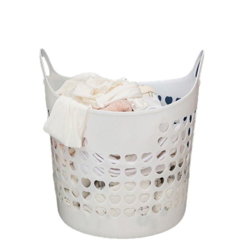 Dirty clothes basket folding home bathroom bathroom breathable hollow Nordic windbreaker pants laundry basket storage basket ins style