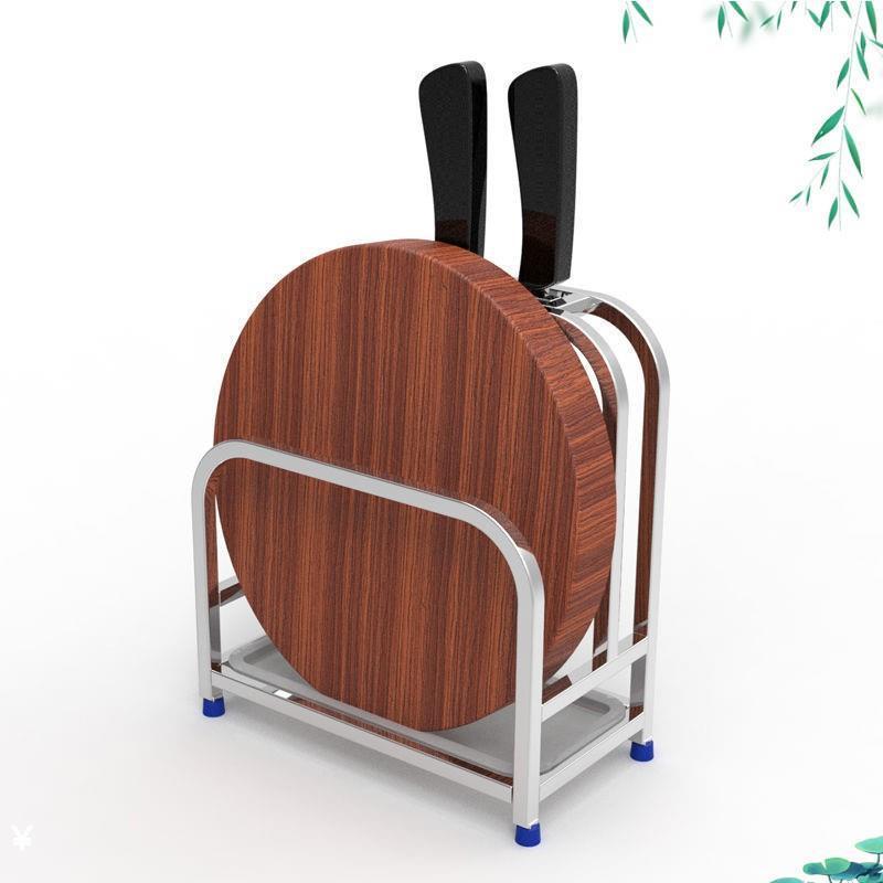 Garden tools stainless steel knife holder chopping board rack chopping board rack multi-functional stainless steel storage rack integrated generation.